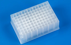 2.2 mL 98 Deep Well Plate,  Square Well, U Bottom, Sterile